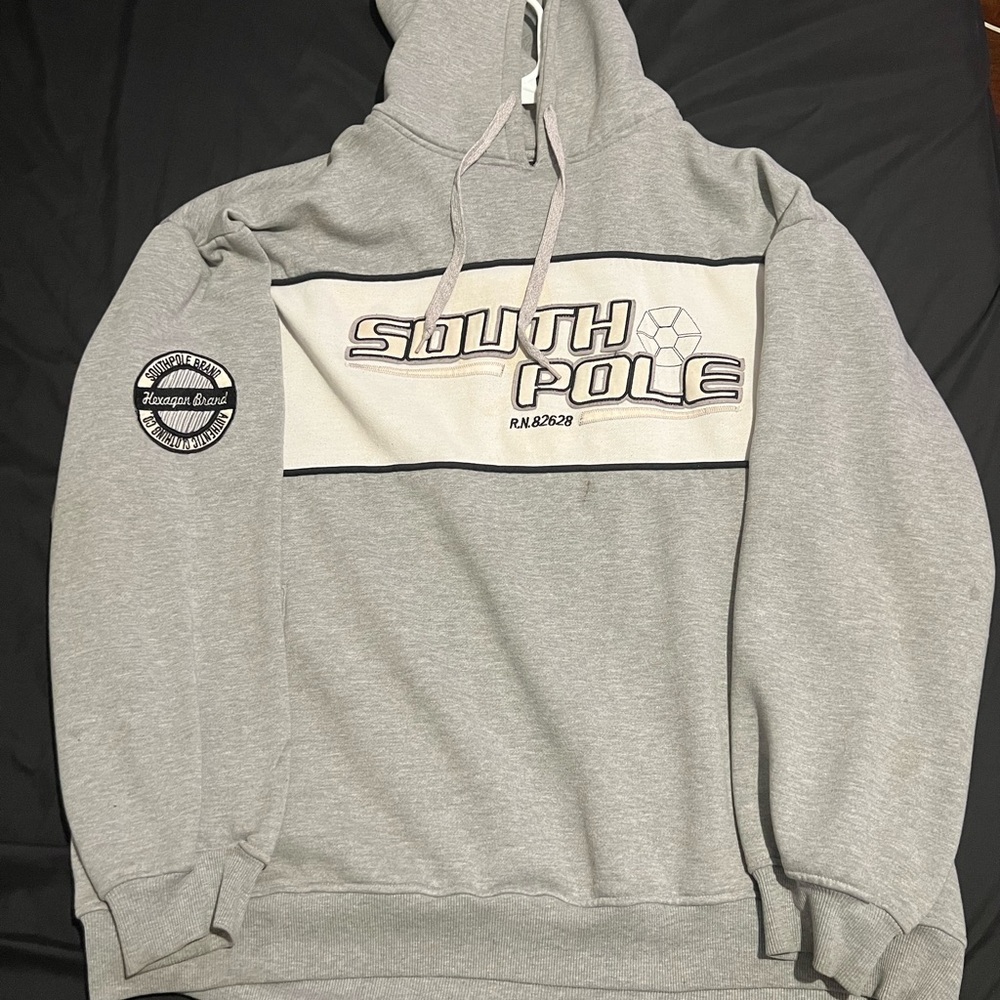 South Pole Authentic Collection Hoodie XXL — Classic Gray Streetwear Style 🔥